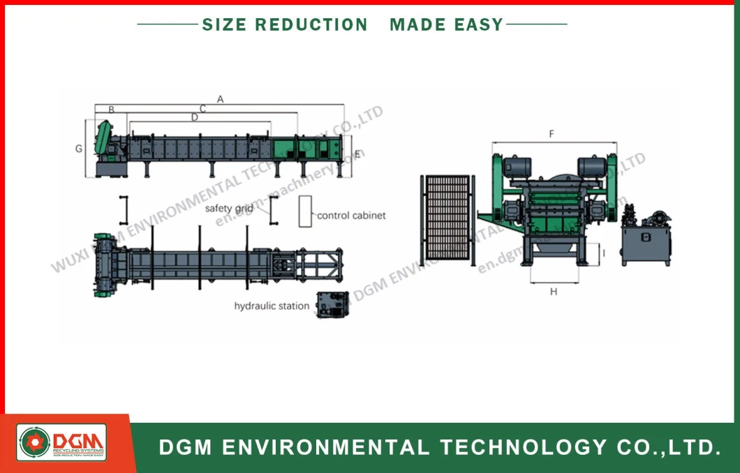 Industrial Pipe Shredding Machine for Tube Recycle