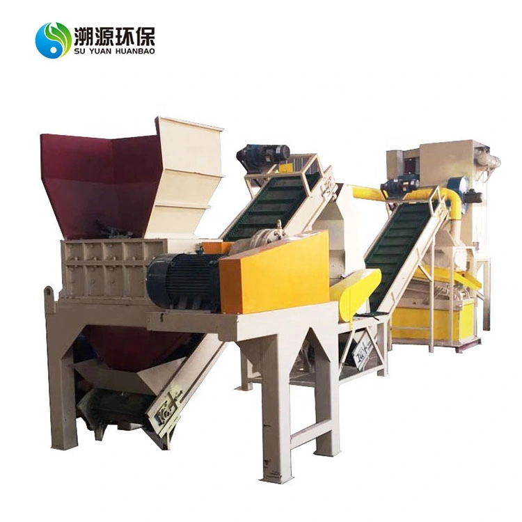 Automatic Scrap Water Tank Radiator Recycle Machine Separating Copper and Aluminum