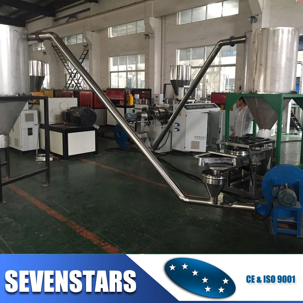 Waste Plastic Granules Making Soft PVC Cable Powder Granulator Recycling Pelletizing Machine