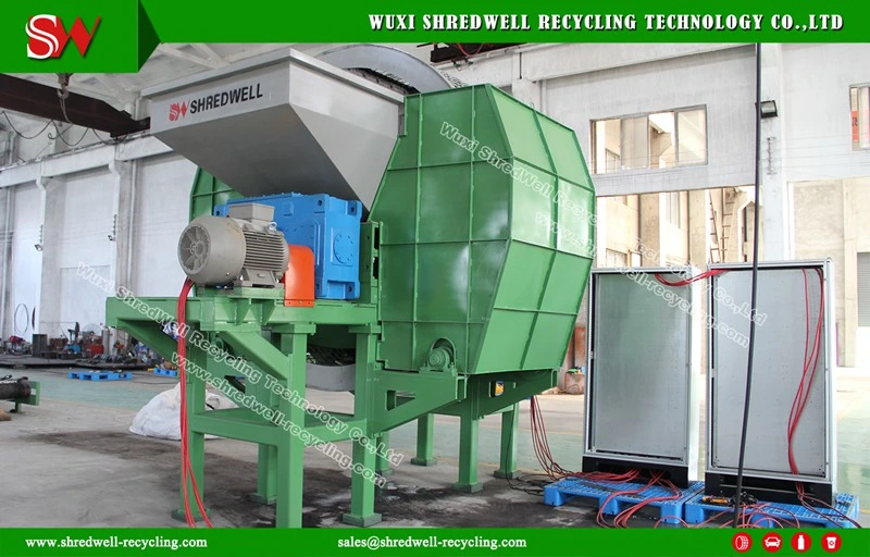 Double Shaft Crusher for Recycling Scrap/Waste Passenger Tire