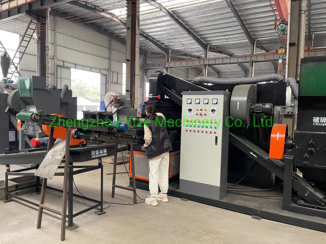 Industrial Scrap Copper Cable Granulator Separator Machine Copper Cable Wire Recycling Machine